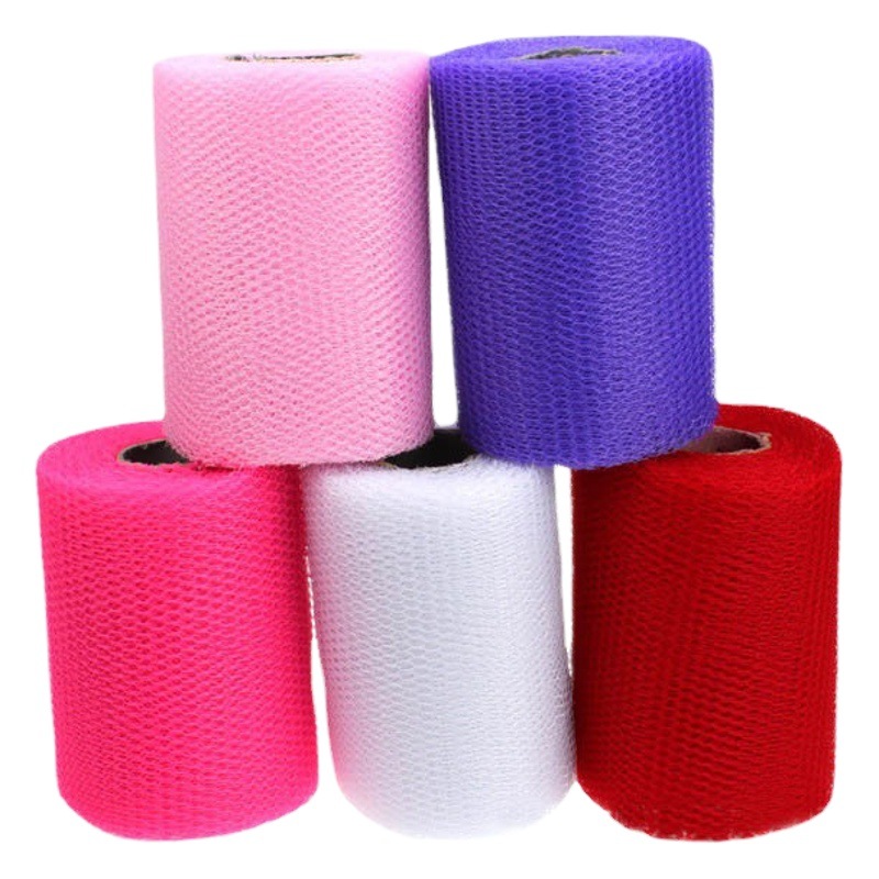 Hilo de coche de boda malla seca decoración de la boda diseño de boda itinerante malla de coche de boda gasa gruesa malla seca malla fina