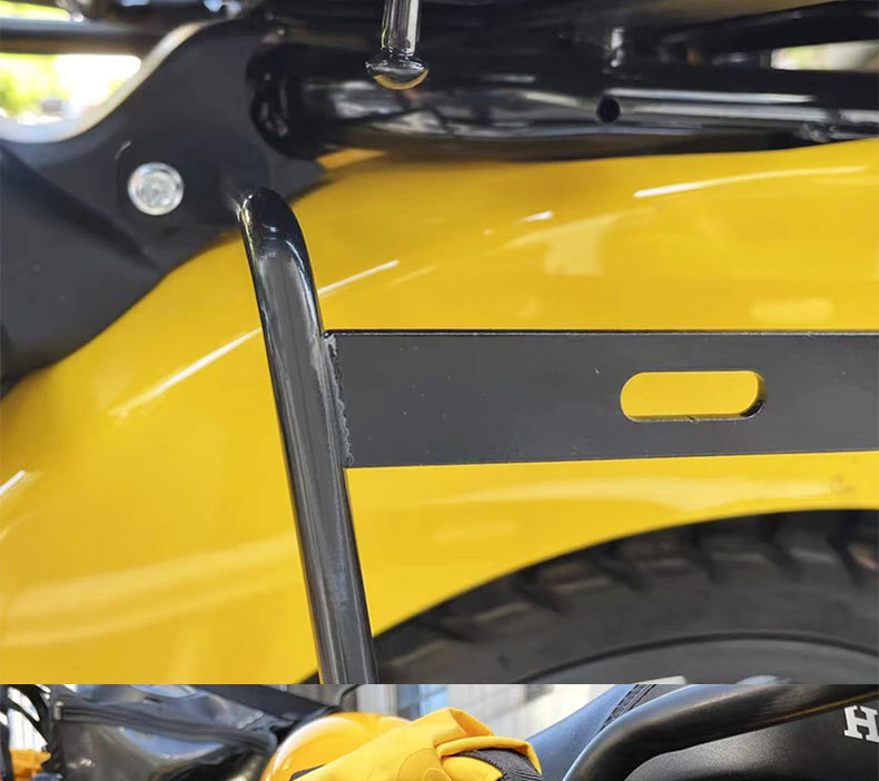 Suitable for Honda Cub Cc110 Modified Mid-Shelf Mid-Shelf Side Bag Bracket Side Bag Rack Accessories