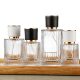 Screw glass perfume bottle 30ml 50ml 100ml garden gold top cap perfume screw bottle