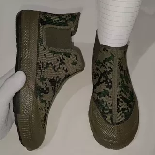 新款解放鞋高帮帆布透气迷彩作训鞋工地干活劳保鞋厂家直销