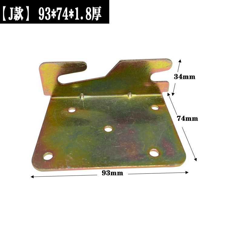 Cama de la cama bisagra pestillo de la hebilla de muebles cama invisible cama de alta resistencia conector colgante tornillo colgante hebilla de la cama bisagra de la esquina código