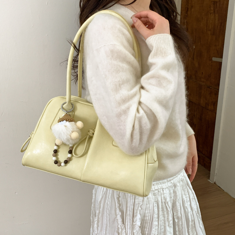 Transfronterizo retro sensación cotidiana bolso debajo de la axila para mujeres 2026 nuevo bolso de moda simple bolso de hombro image 3