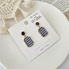 Silver needle, fashionable earrings, silver 925 sample, internet celebrity, wholesale