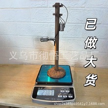 跨境新品木质电线杆灯书桌台灯摆件家居装饰品路灯模型木质工艺品