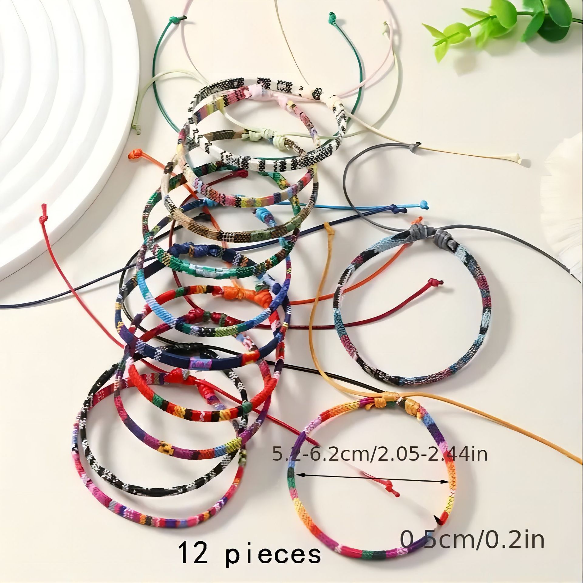 ethnic universal genuine design woven bracelet for men and women…