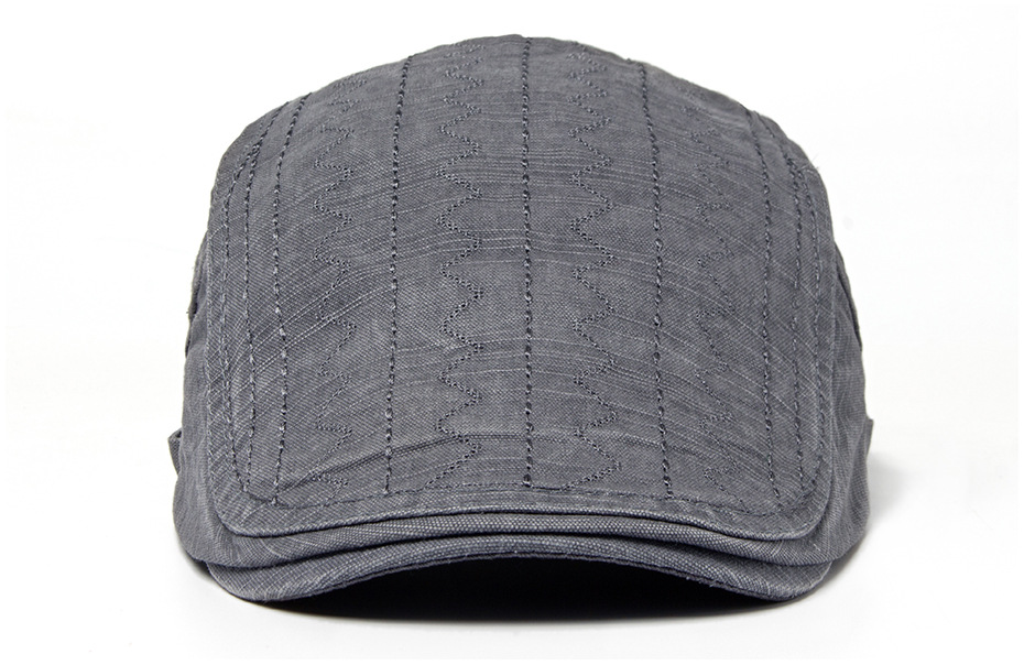 Spring, summer, and autumn berets, casual cotton sun shading duckbill men's forward hat, new trend_voghion.com
