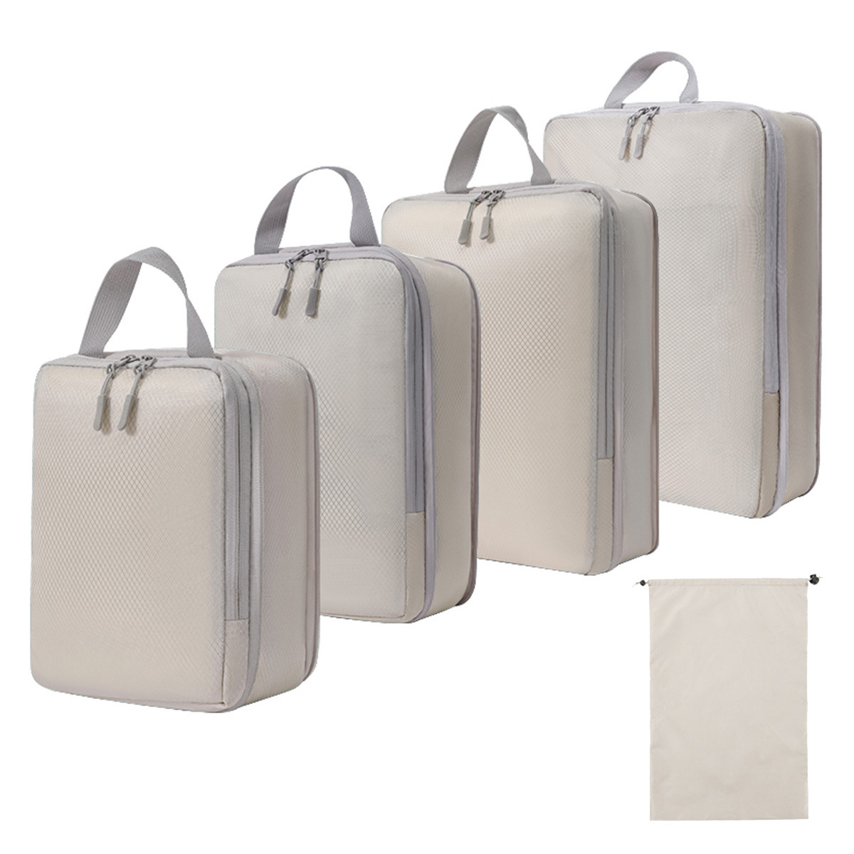 5 조각 압축 빔 세트 (베이지)