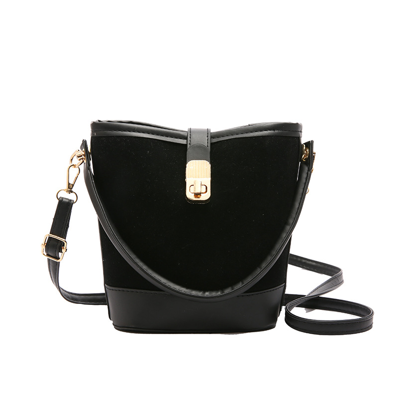 Bolso de invierno para mujeres 2024 nuevo estilo retro simple nicho de moda diseño de hombro mochila de moda moda bolso de cubo portátil