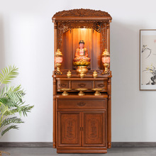 新款佛龛新中式立柜神龛桌现代简约家用轻奢客厅神台柜实木小型柜