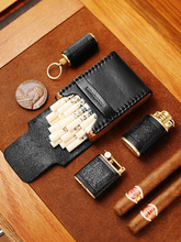 复古烟盒两针一线手工烟盒20支装便携细10创意复古木质