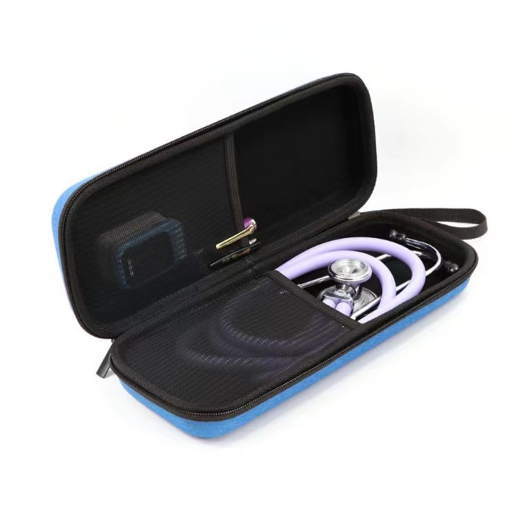 Estuche para Estetoscopio, Caja de Almacenamiento de EVA para Estetoscopio, Bolsa de Almacenamiento Multifuncional para Estetoscopio de Ritmo Cardíaco Fetal, Bolsa de Herramientas