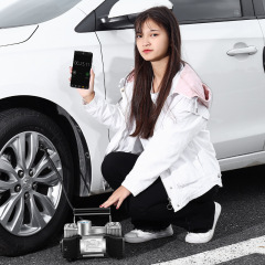 Car tire inflator 12V high pressure dual cylinder digital high power portable car electric tire inflator