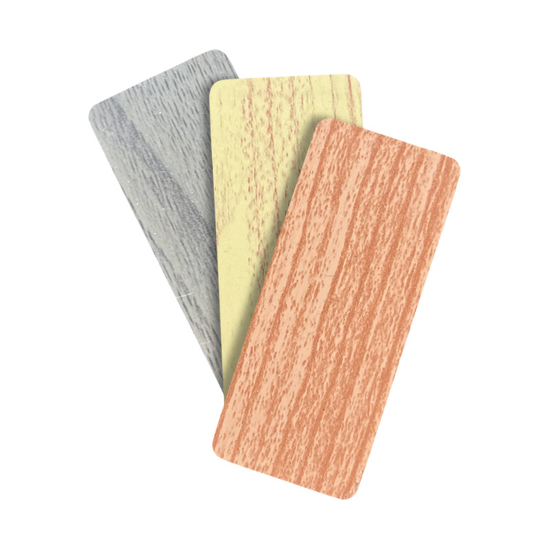 Tablero compuesto de aluminio y plástico de grano de madera al por mayor Tablero de plástico de aluminio 3MM4MM