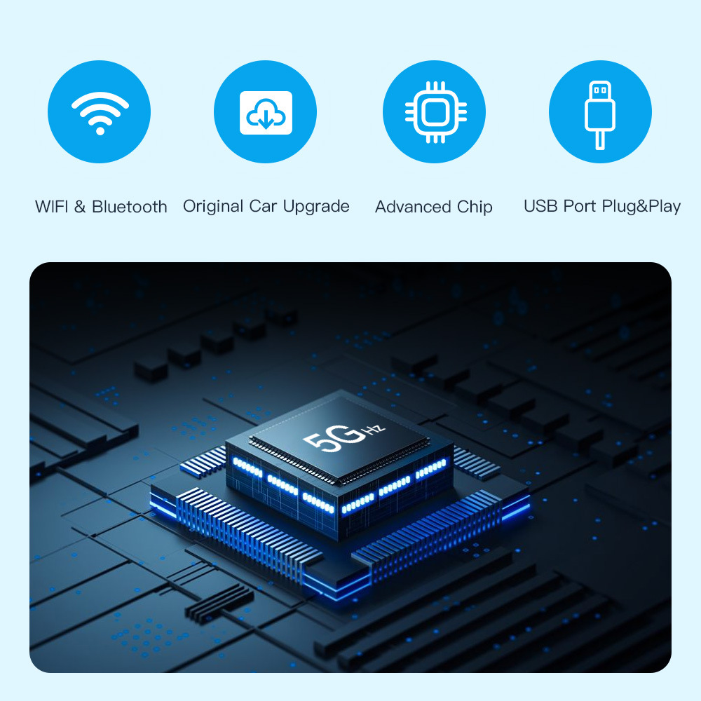 For Audi A1 A3 A4 A5 A6 A8 Q1 Q2 Q3 Q5 Q7 Q8 wireless carplay decoder