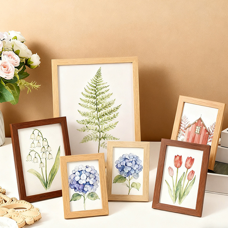 Photo Frame Plant Painting Frame Large Size Framed Handmade 5-Inch 6-Inch 7inch 8inch Wooden Decorative Photo Frame Modern Simple Frame Photo Frame Plant Painting Frame Large Size Framed Handmade 5-Inch 6-Inch 7inch 8inch Wooden Decorative Photo Frame Modern Simple Frame