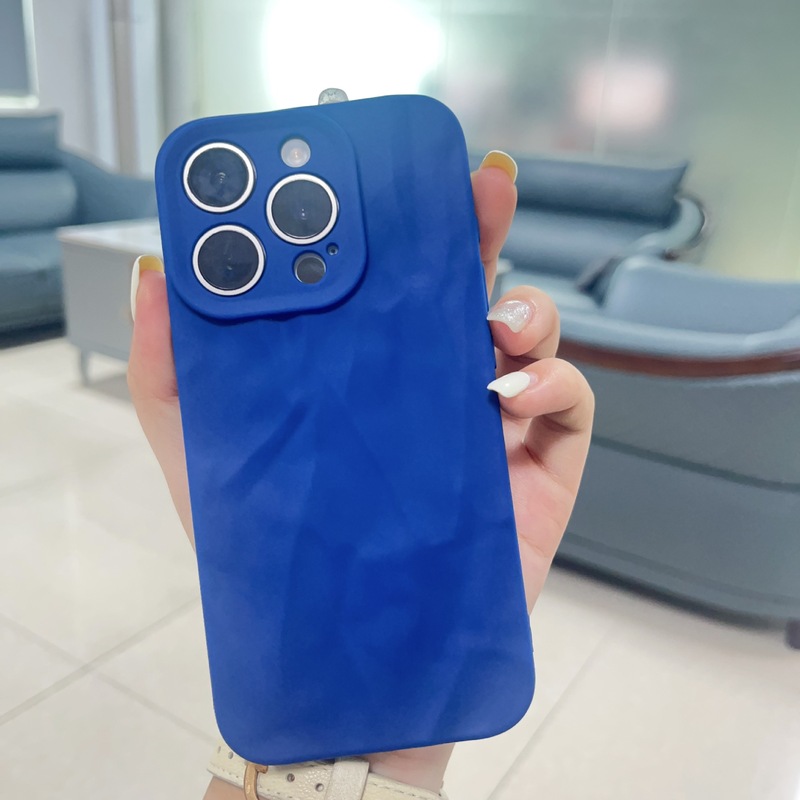 高級感のあるiPhone17/14promax用スマホケース、13/11用マット加工しわ加工、12用ソフトケース、落下防止16|undefined