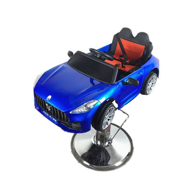 Silla de peluquero para niños peluquería especial asiento de coche de dibujos animados ajustable MP3 música Silla de peluquería juguete de dibujos animados