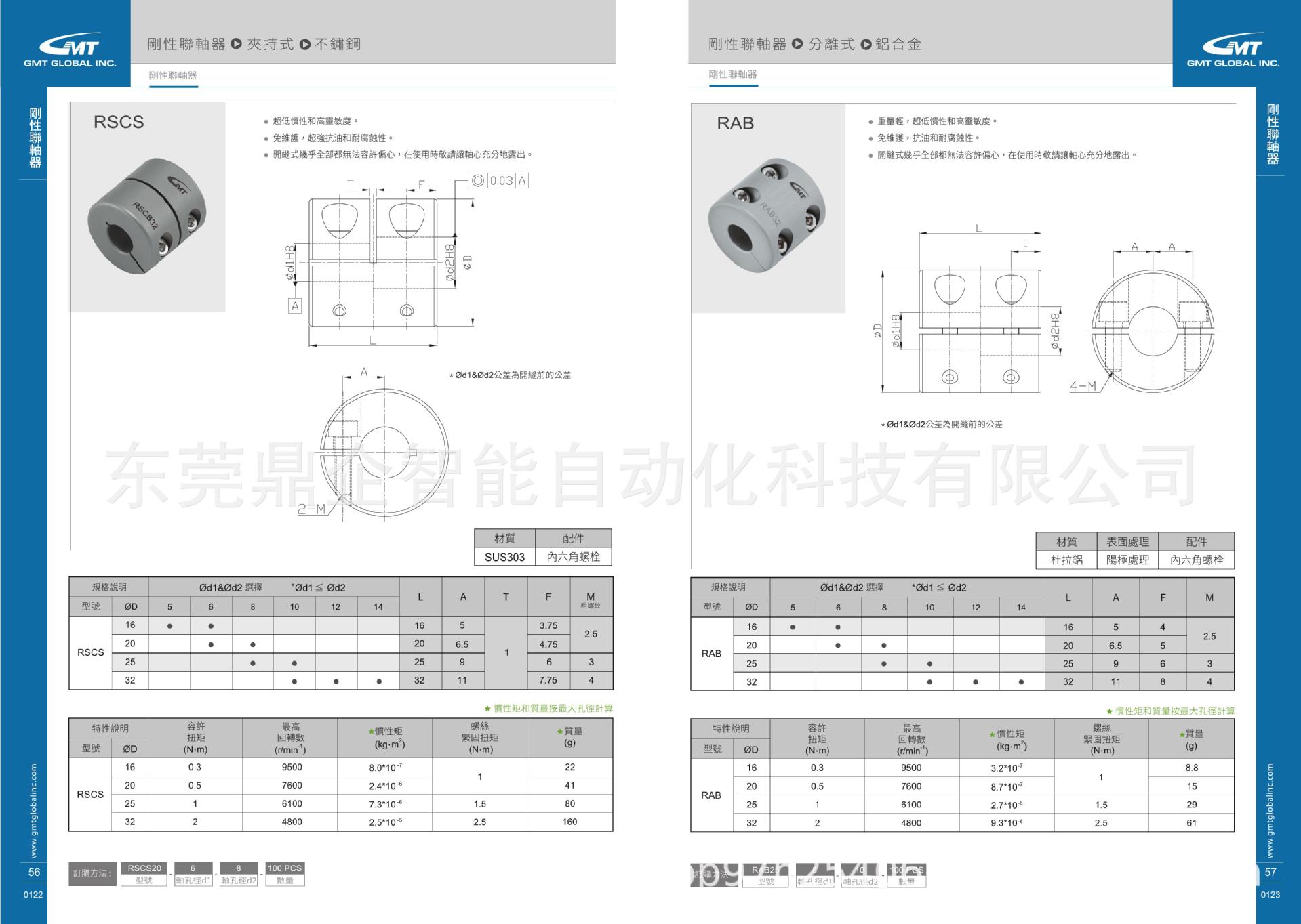 【GMT】刚性联轴器RAB分离式联轴器 源头厂家-阿里巴巴