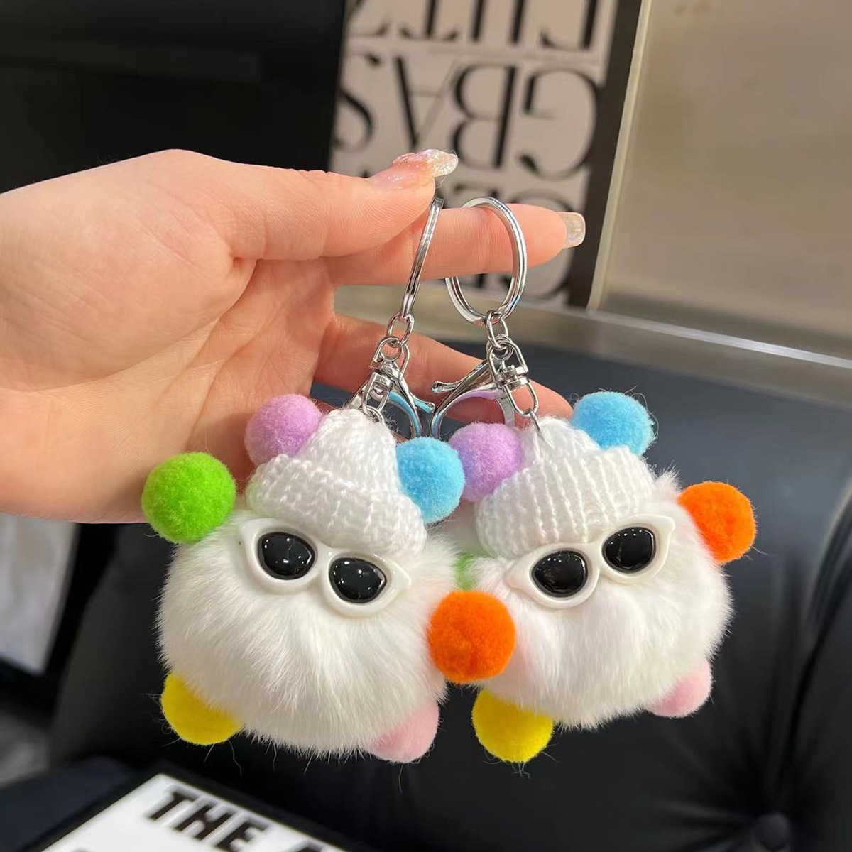 Nueva mascota Linda pequeña Cerda monstruo muñeca colgante anti-perdida llavero mochila colgante felpa Super lindo regalo