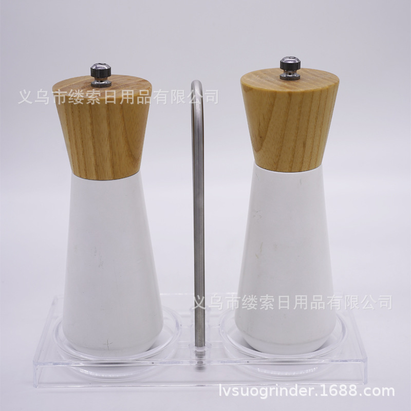 Spot de fábrica al por mayor soporte de acero inoxidable base de tanque de condimento soporte de molienda acero inoxidable 304 más acrílico