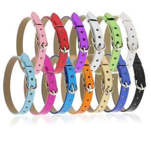 PU leather bright leather wrist strap 8mm imitation leather bracelet bracelet diy alloy dripping accessories letter accessories