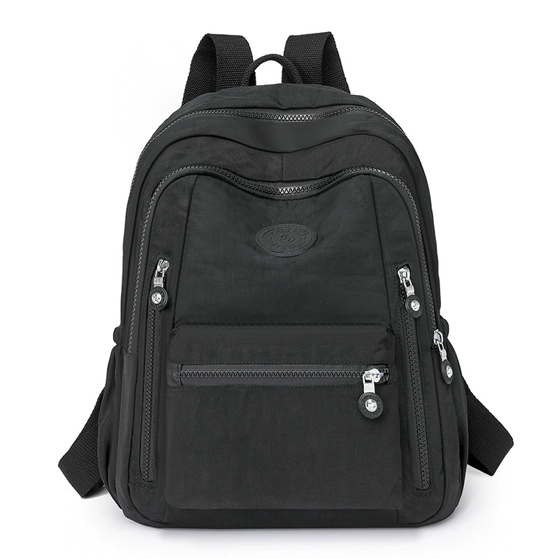 Capacious backpack, trend water repellent nylon school bag for traveling