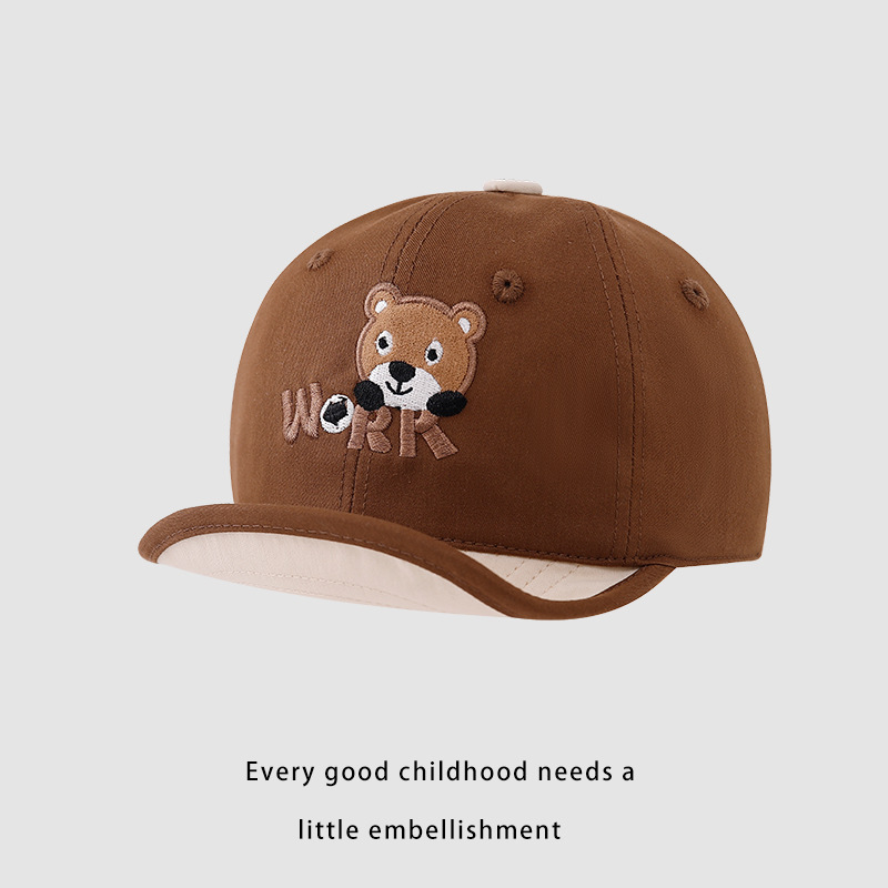 Sombreros infantiles primavera y otoño sombreros de béisbol para niños 2024 nuevo sombrero de boca de pato para niños sombreros de sol otoño y invierno