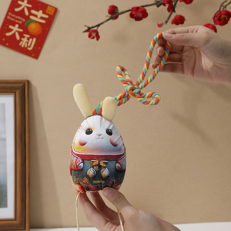 Children's Portable Lanterns, Glowing Rabbit Lanterns, Year of the Horse, Spring Festival Fabric Decorative Lanterns, New Year's Day Portable Lantern Ornaments Wholesale Children's Portable Lanterns, Glowing Rabbit Lanterns, Year of the Horse, Spring Festival Fabric Decorative Lanterns, New Year's Day Portable Lantern Ornaments Wholesale