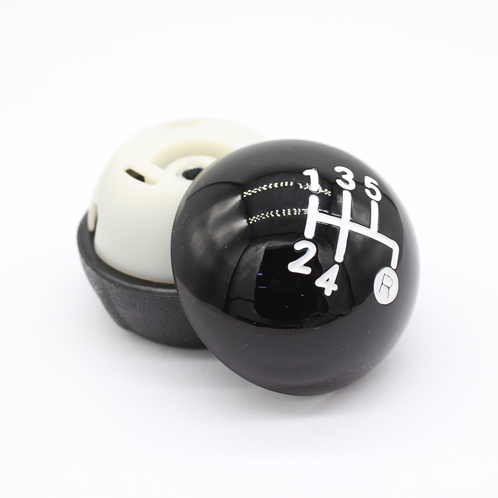 Cabeza de cambio de velocidad para Fiat 500C Black Handball Cross-Border Shift Handle Accessories image 4