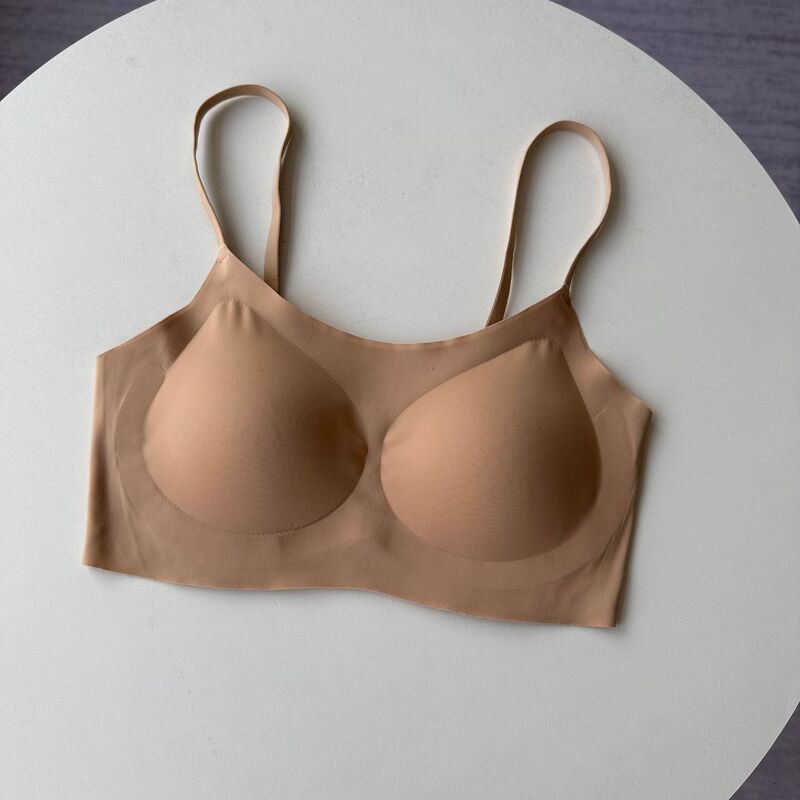 The truly invisible liquid foundation bra! 20D fine fiber one-piece seamless 3D water drop cup underwear for women, new for summer