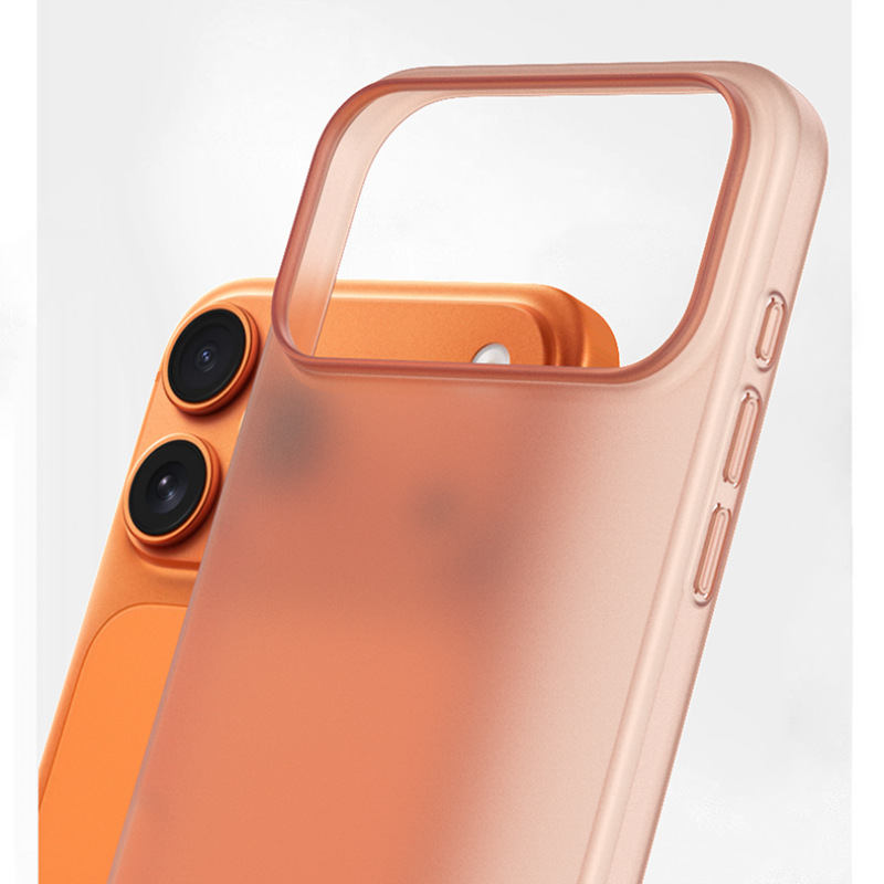 Fábrica de fuente para iPhone17Promaxpp ultra delgado PP esmerilado caso de teléfono no amarillo image 3