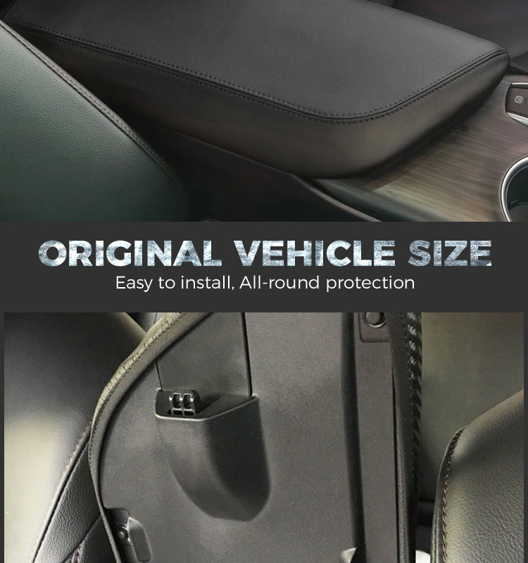 Suitable for 18-21 Toyota Camry armrest box cover central storage box protective cover leather pad Interior decoration