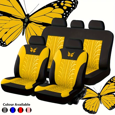 Car Seat Cover from | Universal seat cover - yellow-2-piece-set-single-seat