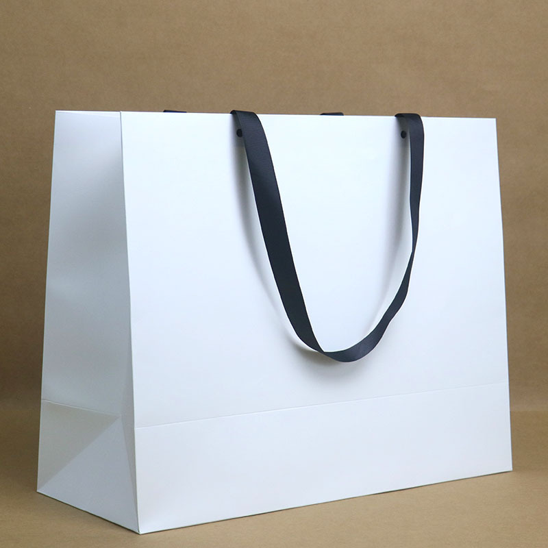 超大号手提袋现货礼品袋简约购物袋加厚卡纸袋广告手提袋可印LOGO