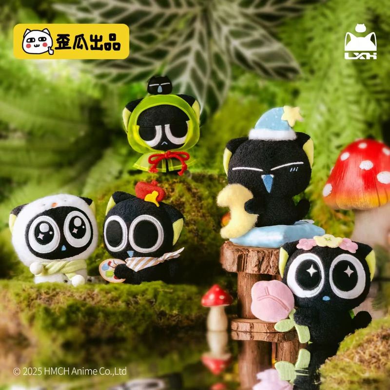 中旬【正版官周】 罗小黑四季之旅毛绒盲盒女生可爱公仔玩偶电|undefined