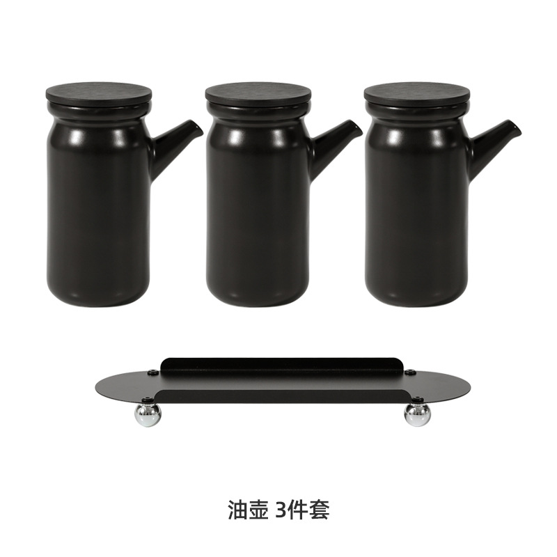 Conjunto de tres piezas Black Oiler