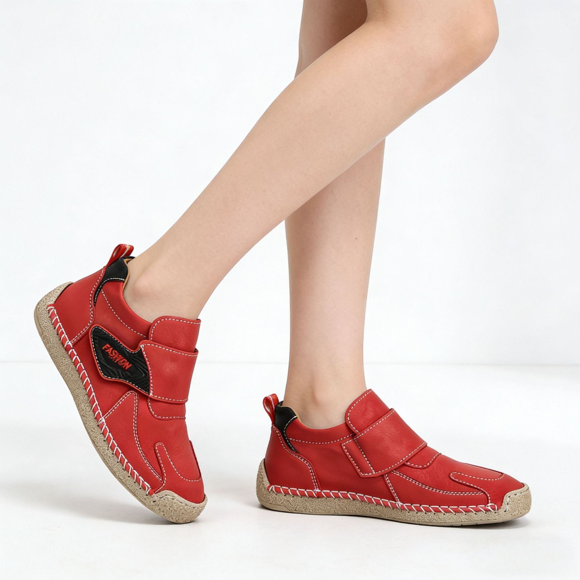 Comfortabele dames instappers platte schoenen met zachte zool_voghion.com