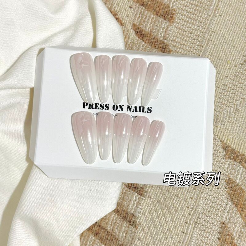 [Wangsong] Hailey's Same Electroplated Wearable Nails 2025 New Electroplated Export Nail Art Machine Factory Direct Sale