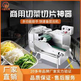 多功能切菜机食堂商用全自动切韭菜葱花机萝卜丝辣椒圈切片切段机