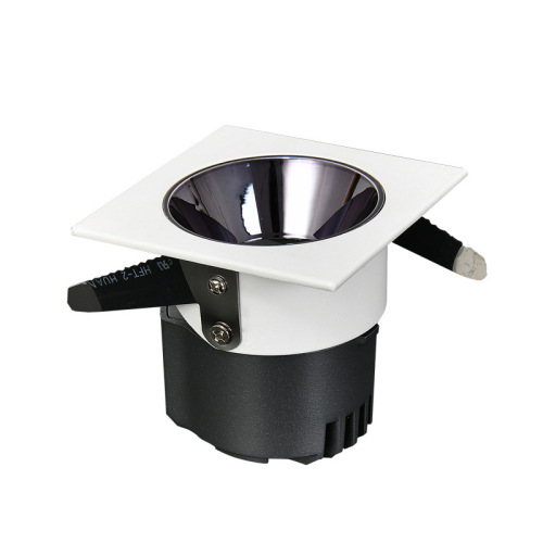 LED Embedded COB Anti-glare Neutral Light Spotlight for Living Room, Shopping Mall, without Downlight, Cut-out Recessed Light, High Color Rendering Wall Washing Light