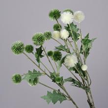 仿真葱球板栗果蓝星球蒲公英果假果子婚庆花艺装饰插花配材植物