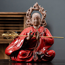 地藏王佛像家用供奉摆件陶瓷大愿地藏王菩萨中式佛像家居客厅镇宅