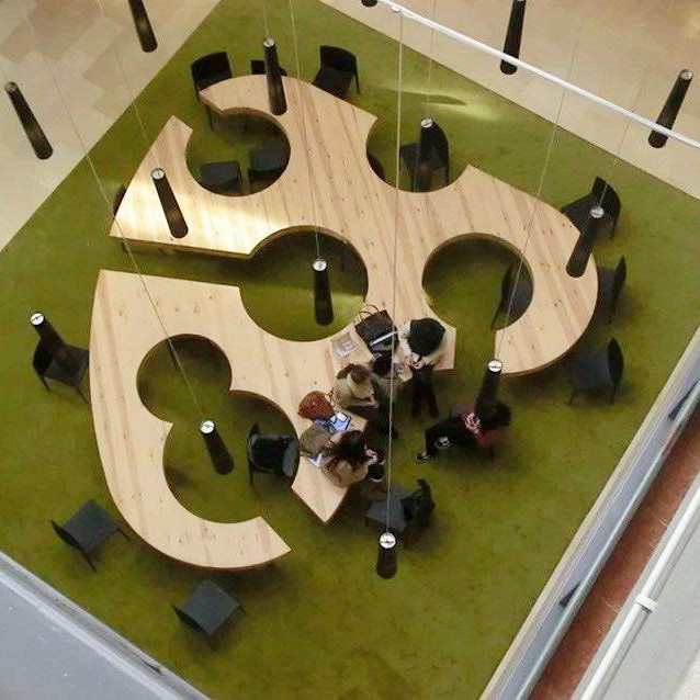 Chiko multi-functional writing desk high quality library school study table manufacturer furniture chairs and tables