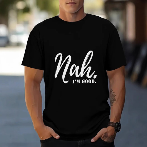 Amazon Cross-Border Network Letter Print T-Shirt 3D Digital Printing Street Fashion Crew Neck Short Sleeve Summer Men's Clothing