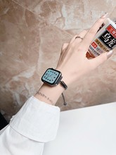 时尚枫叶表带适用苹果手表iWatch S9表带AppleWatch87654链条手镯