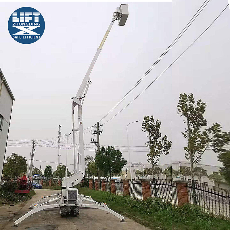 鑫中鼎电力绝缘高空作业车高空作业平台 移动履带式曲臂升降机
