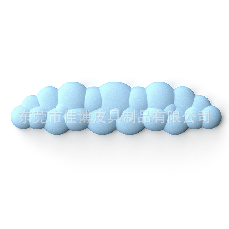 Nube teclado ratón almohadilla de muñeca mecanografía soporte de muñeca hombres y mujeres viento espuma de memoria de cuero espuma Palma soporte transfronterizo Venta caliente