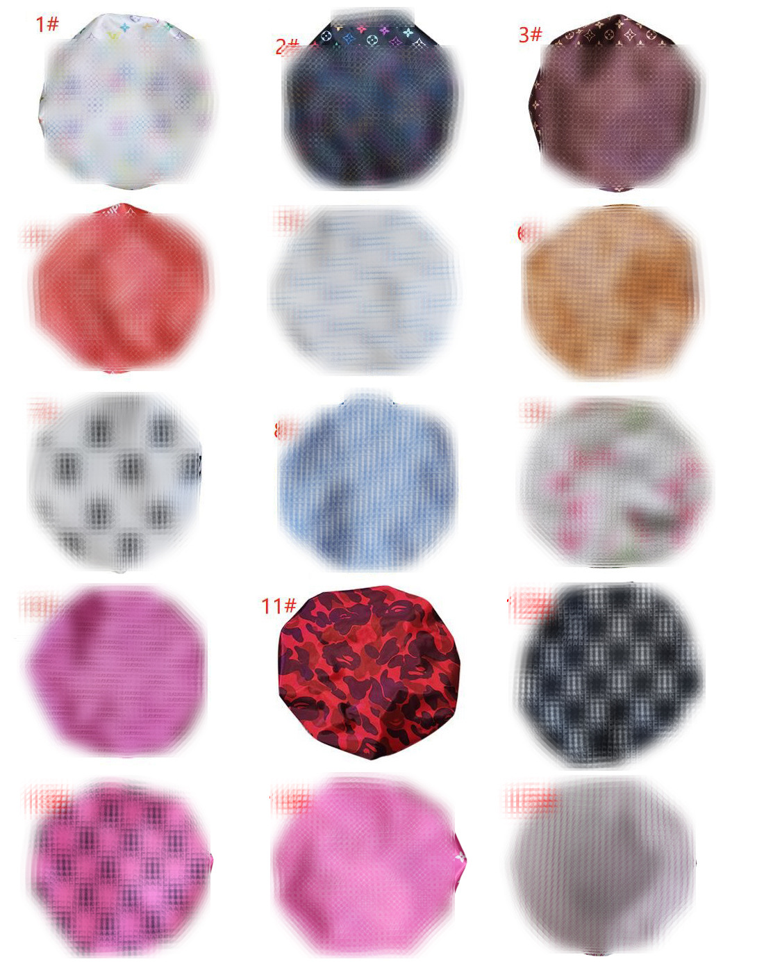 [Hot Sale Promotion Benefit] M1000 Cross border Women's Sleeping Hat Beauty Hair Makeup Hat Wide Rim Round Hat