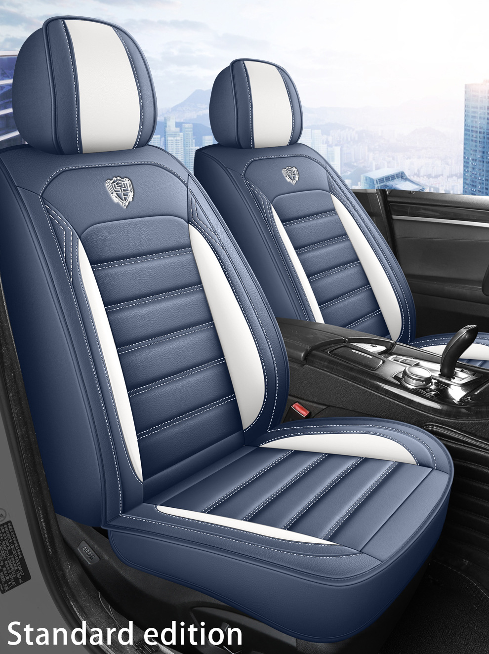 Cross-Border Amazon Car Seat Cushion, All-Season, Full Leather, Fully Covered, Wear-Resistant, Breathable, Car Interior Seat Cushion Cover