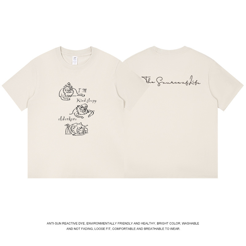 メンズファッションブランド カジュアル半袖 男女兼用 カップル向け シンプル 夏 プリントTシャツ 綿100% ホワイト 万能トップス インスタ映え|undefined